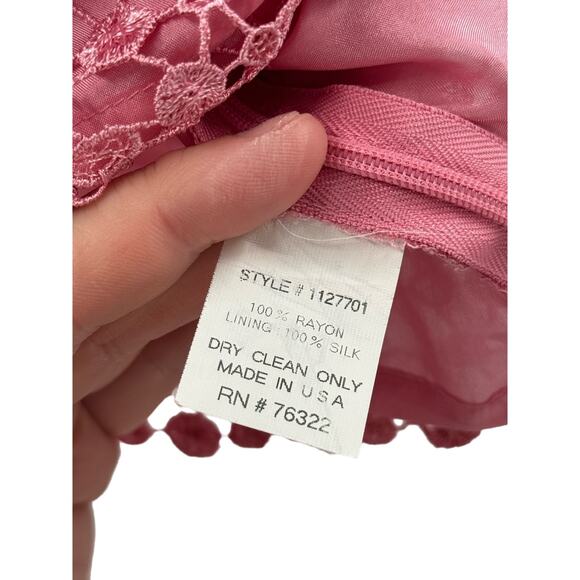 Y2K Tocca lace pink barbiecore tank top - Picture 3 of 5